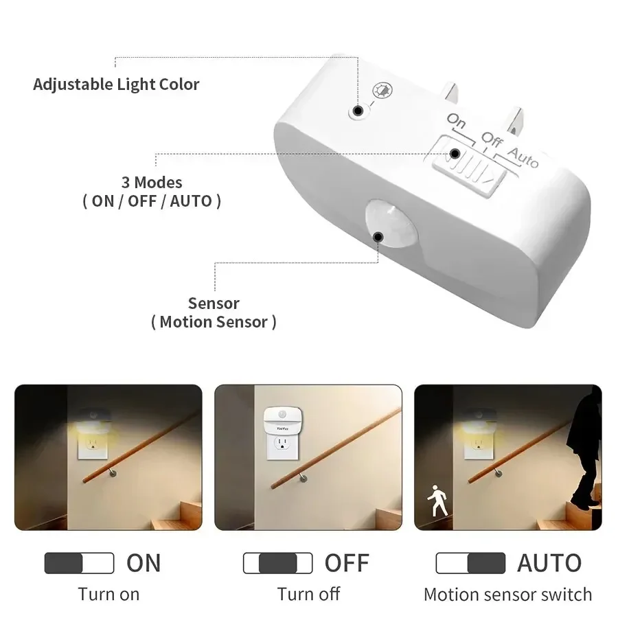 LED Motion Sensor Night Light 4